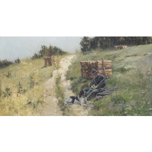 Винсент ван Гог - Ловец в почивка , 1892 - 6