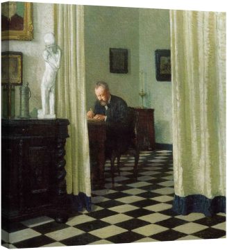 Автопортрет в кабинета си, 1906