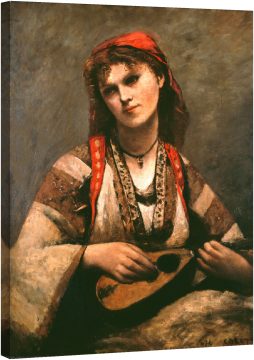 Циганко момиче с мандолина