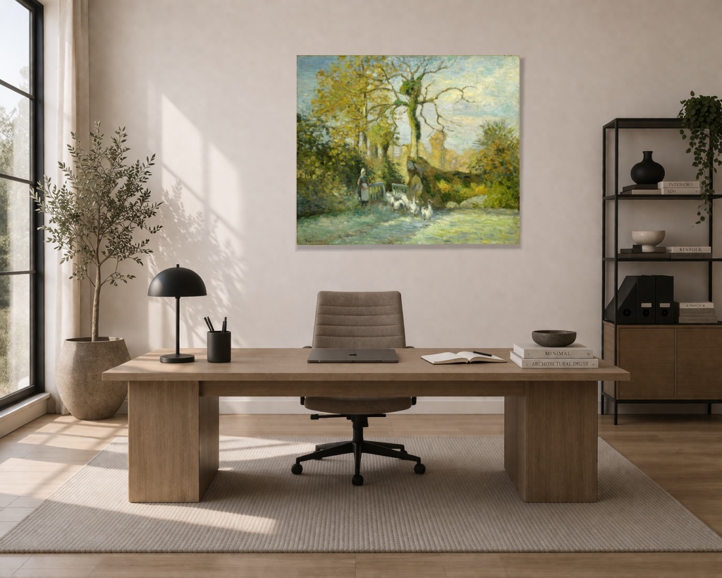 Момиче с гъски в Монфуко - Image 4