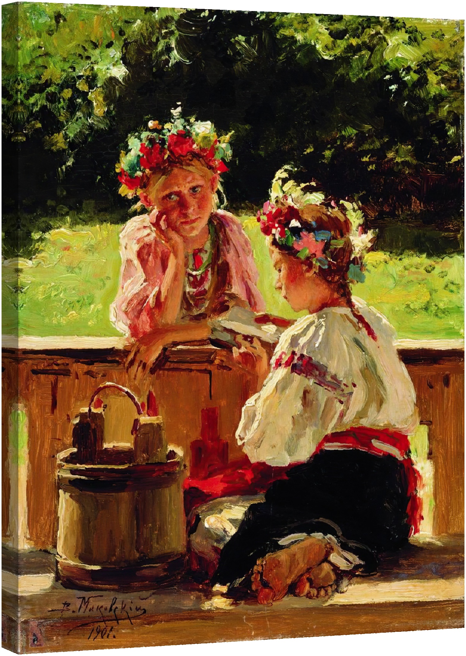 Момичета, озарени от слънцето 1901
