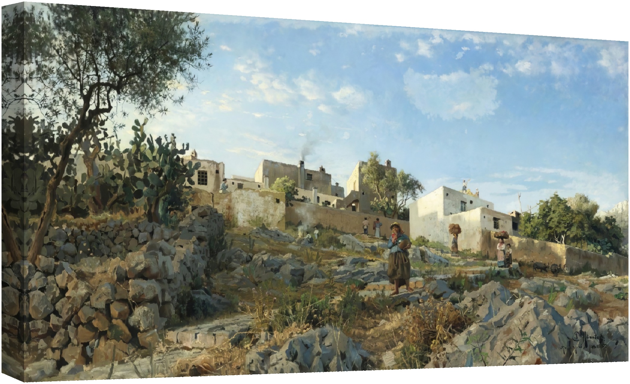 Пейзаж в Анакапри 1885