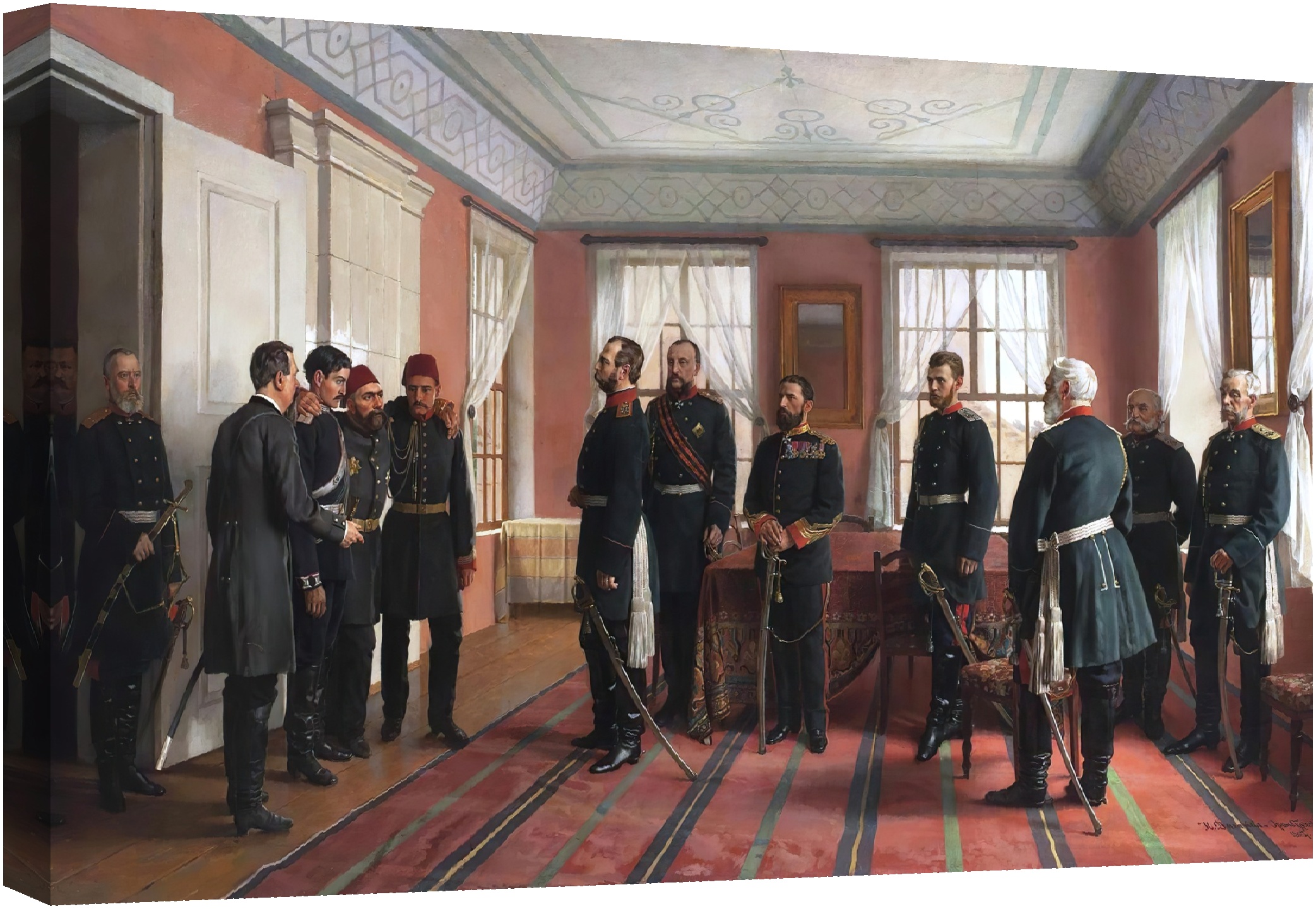 Плененият Осман паша 1898