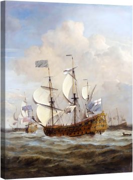 „Свети Андрей“ в морето при умерен бриз 1673