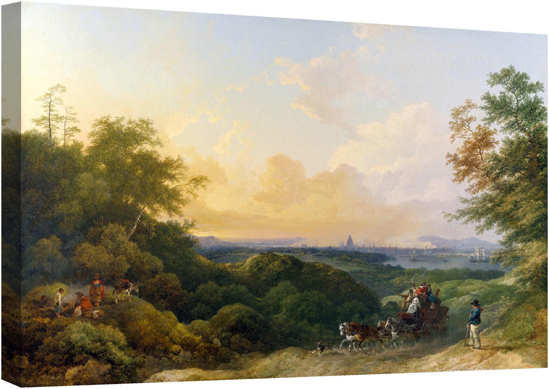 Вечерната карета, Лондон в далечината 1805