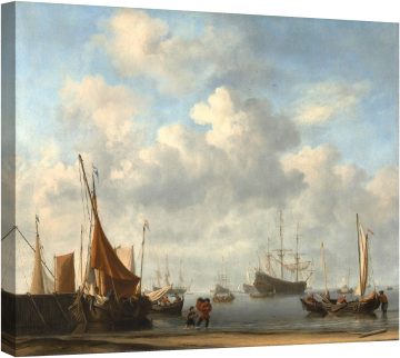 Входът на холандско пристанище 1665