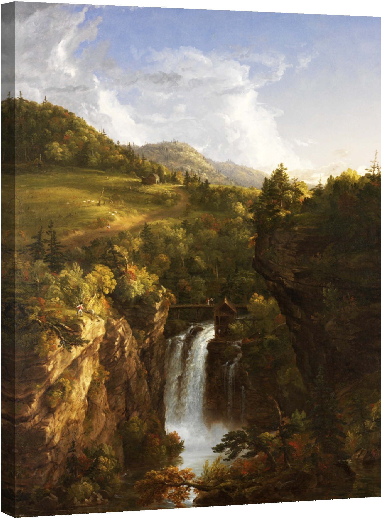 Водопад , река Дженеси 1847