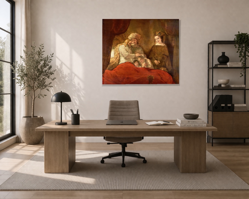 Яков благославя синовете на Йосиф 1656 - Image 4