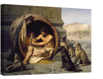 Диоген в бъчвата 1860
