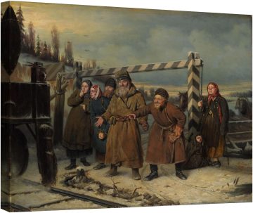 Железопътна сцена 1868