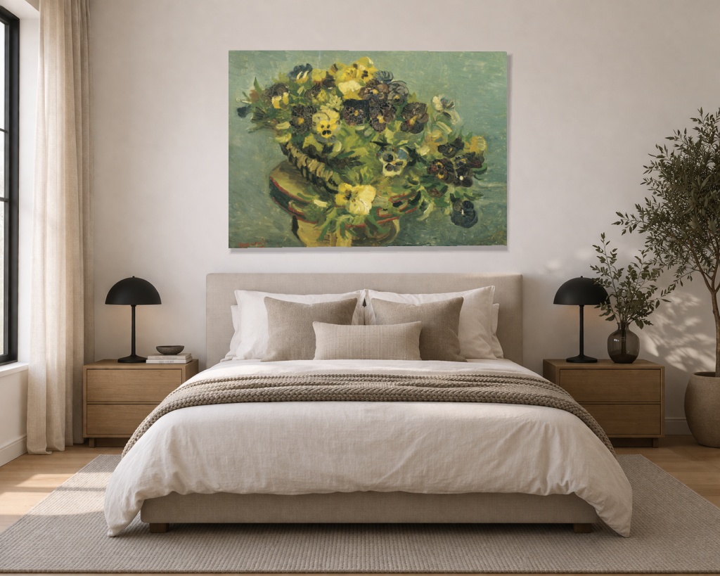 Кошница с теменужки - Image 3