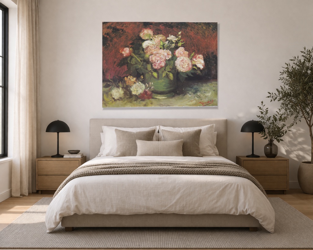Купа с божури и рози - Image 3