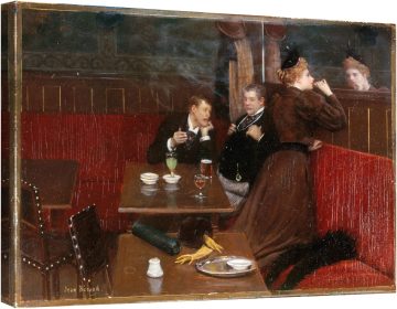 Три фигури в кафене, c. 1890 г